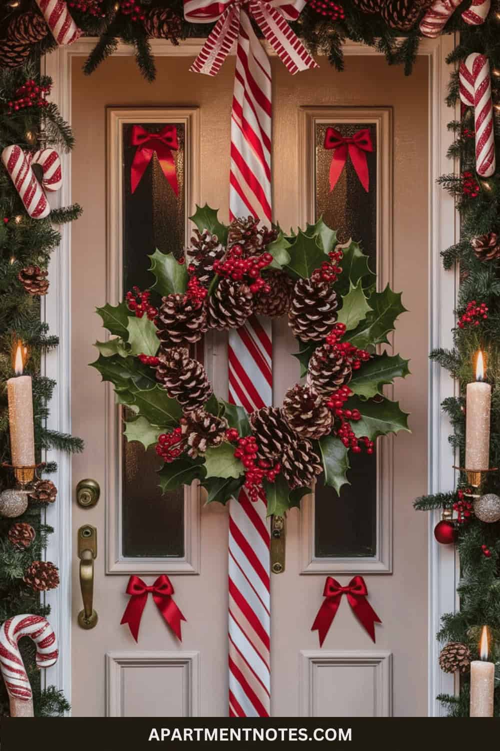 15 Christmas Apartment Door Decorations Ideas - Apartment Notes