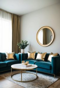 Image showcasing 20 Ways to Use Gold Accents in Modern Rooms - Apartment Notes