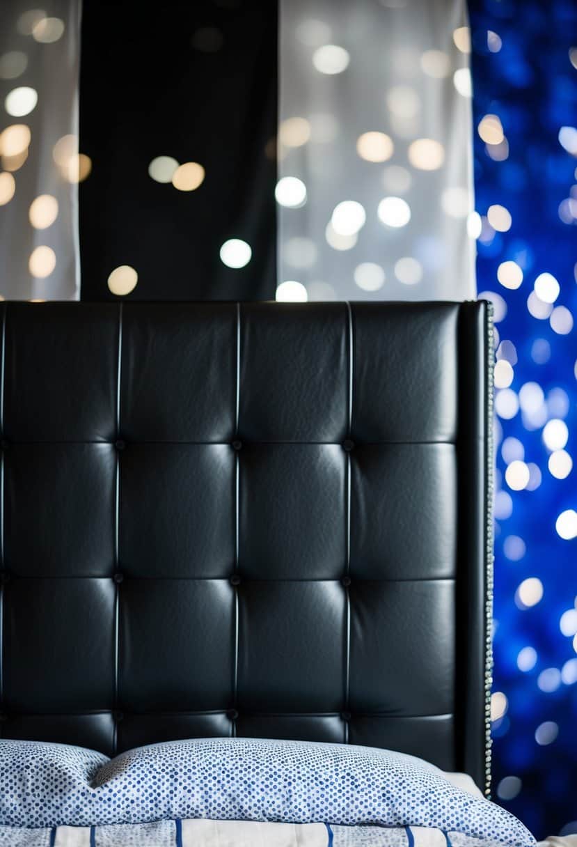 20 Royal Blue Black and Silver Bedroom Decor Ideas: Elegant Glamour ...