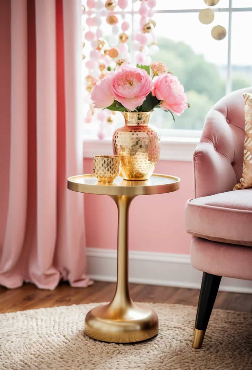 20 Pink and Gold Room Decor Ideas - Apartment Notes