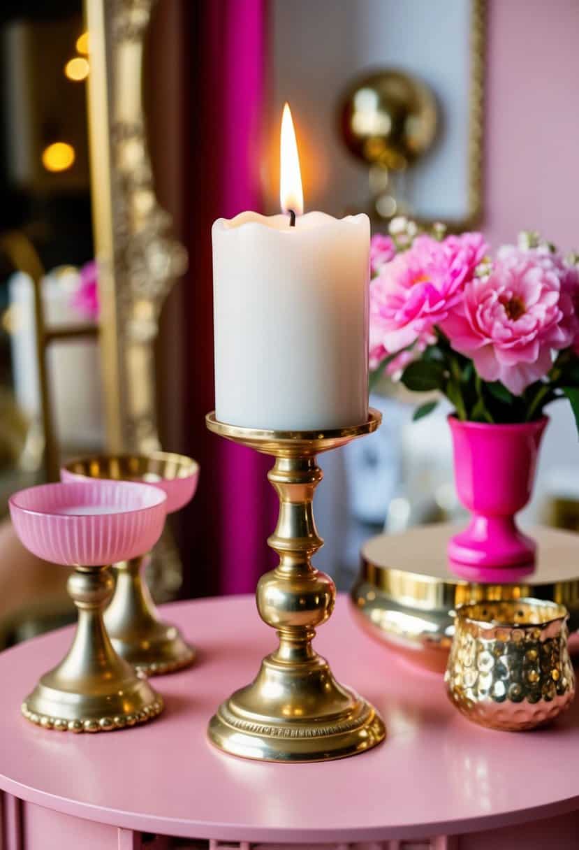 20 Pink and Gold Room Decor Ideas - Apartment Notes