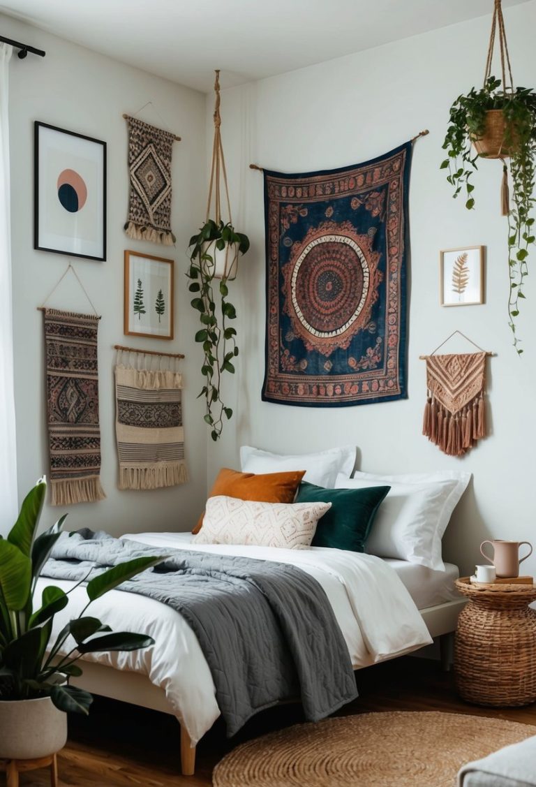 View of 20 Wall Decor Ideas for Small Bedroom - Apartment Notes