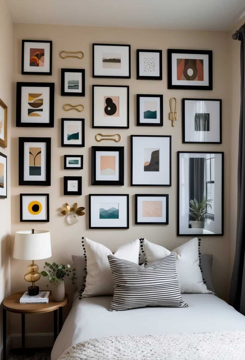 20 Wall Decor Ideas for Small Bedroom - Apartment Notes