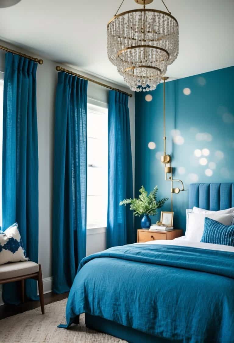 10 Curtains Ideas for Blue Bedroom - Apartment Notes