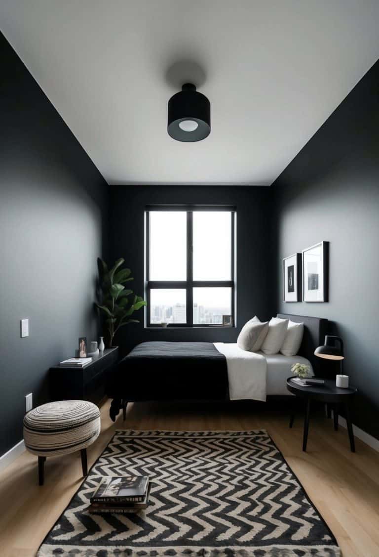 20 Small Black Bedroom Decor Ideas Apartment Notes