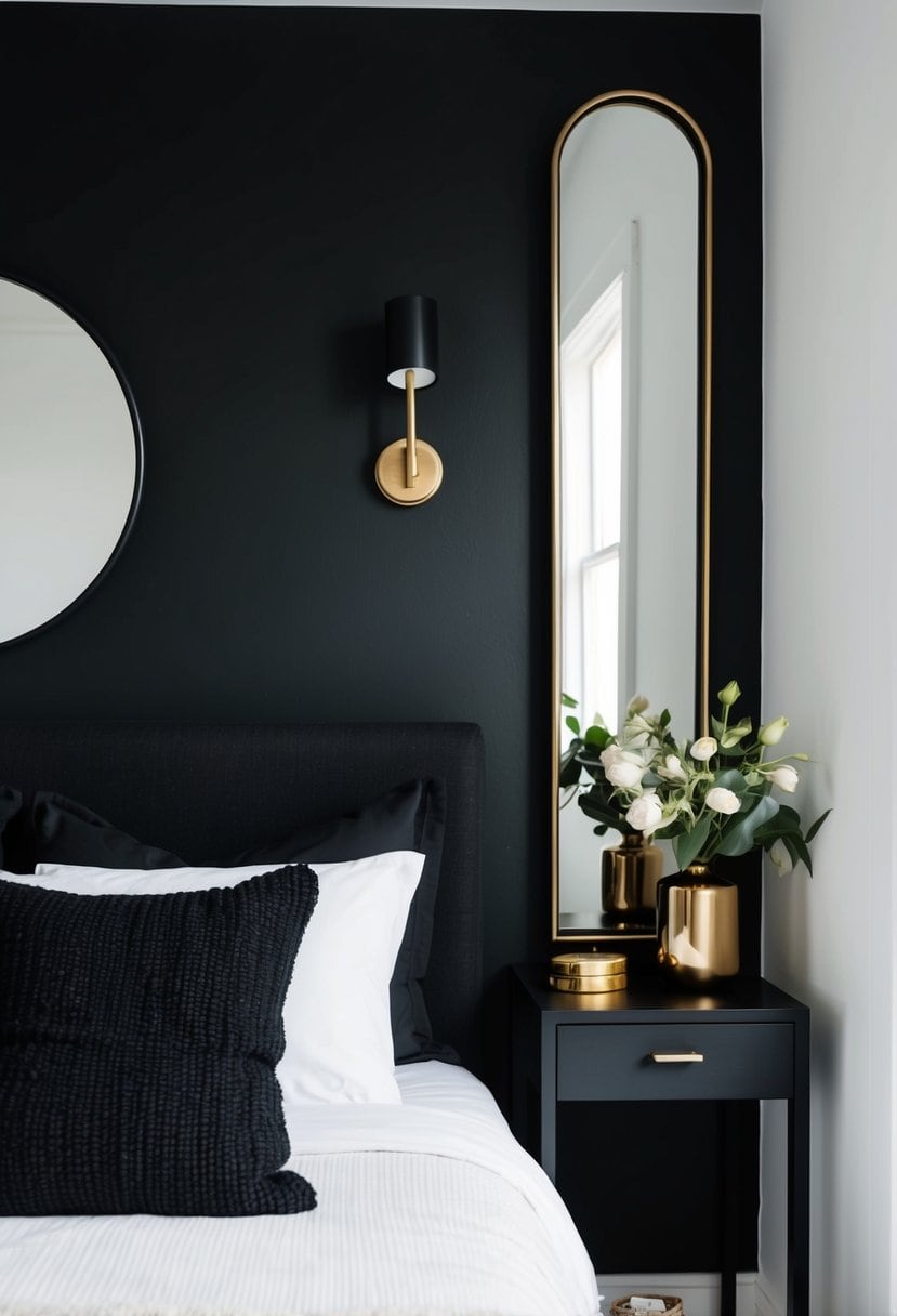 20 Small Black Bedroom Decor Ideas - Apartment Notes
