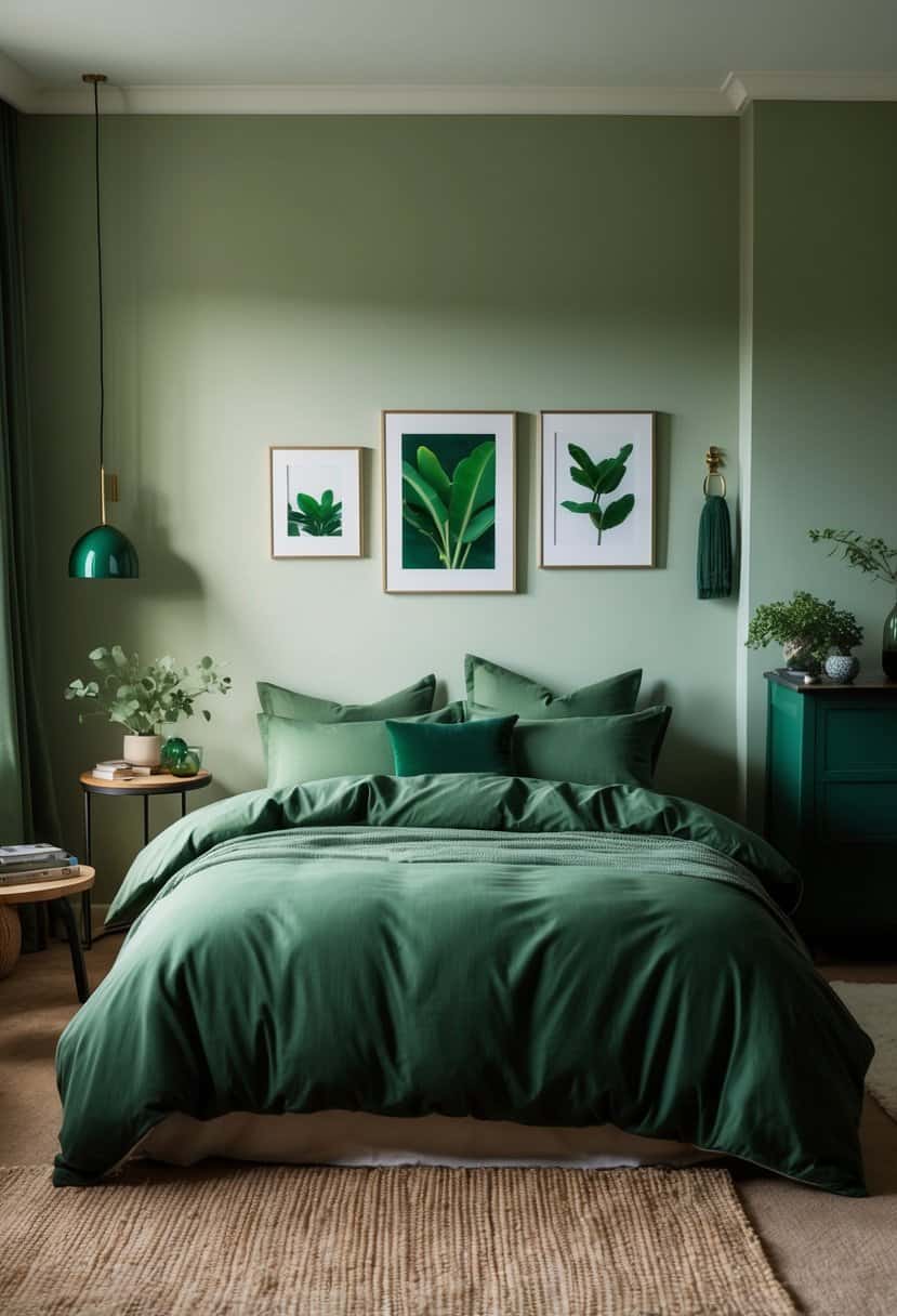 Small Green Bedroom Ideas