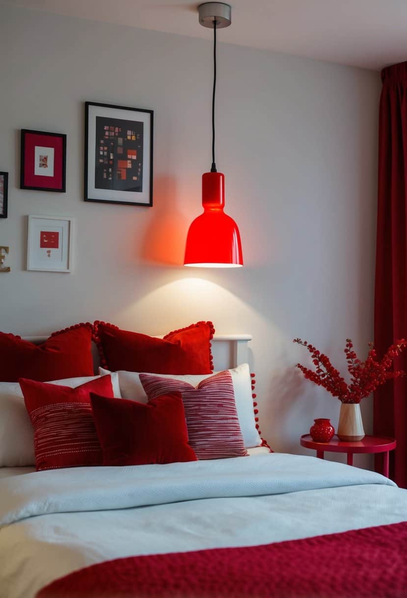 20 Small Red Bedroom Decor Ideas - Apartment Notes