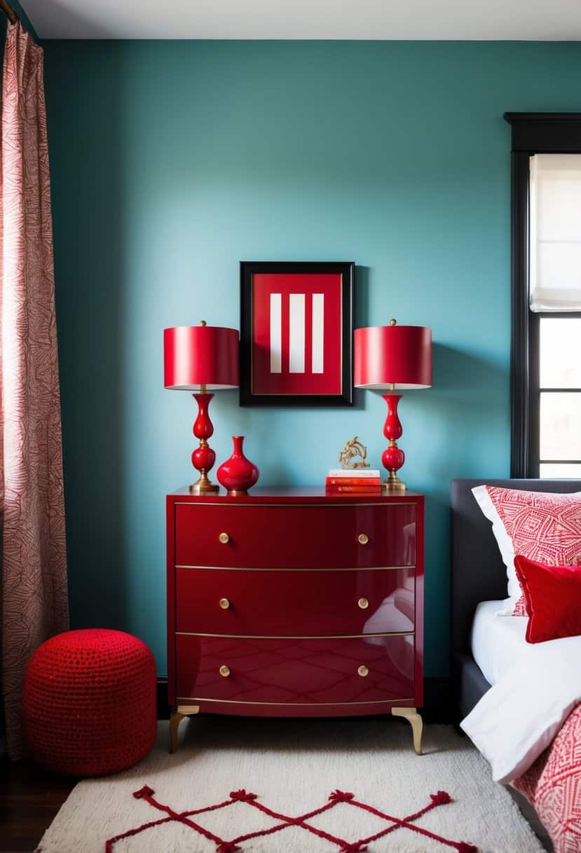 20 Small Red Bedroom Decor Ideas - Apartment Notes