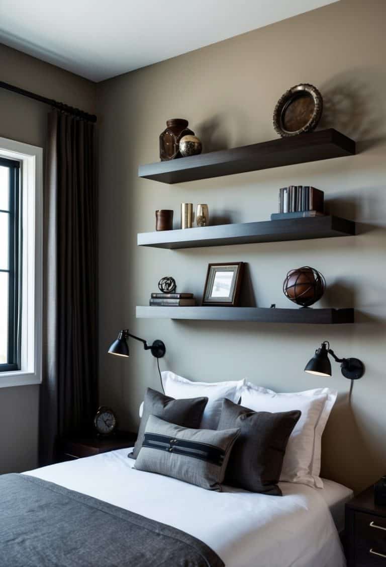 20 Small Bedroom Decor Ideas for Men - Apartment Notes
