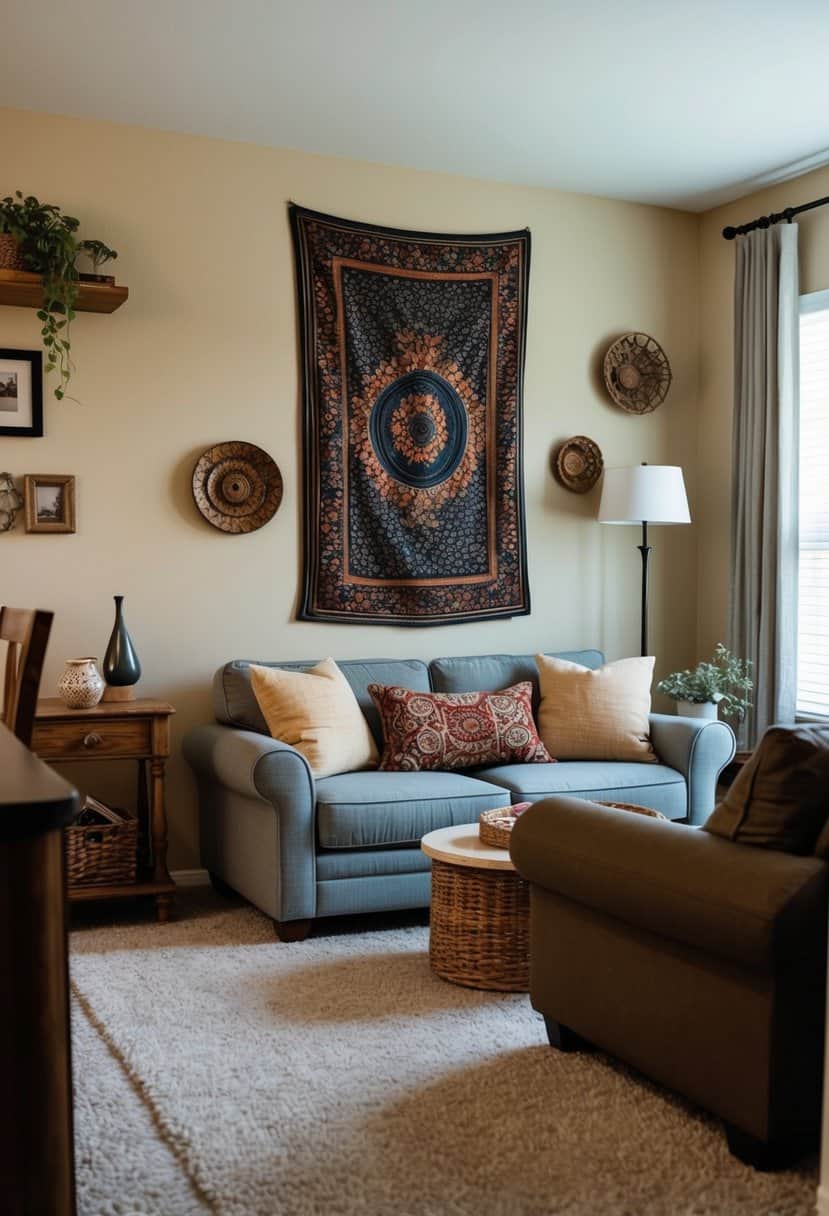 Picture of 20 Wall Decor Ideas for Small Living Room - Apartment Notes