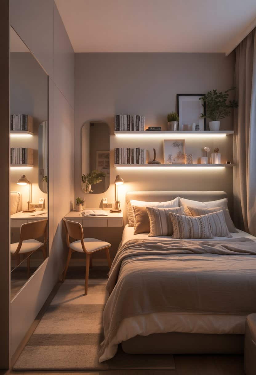 20 Decor Ideas for Small Bedroom With No Windows