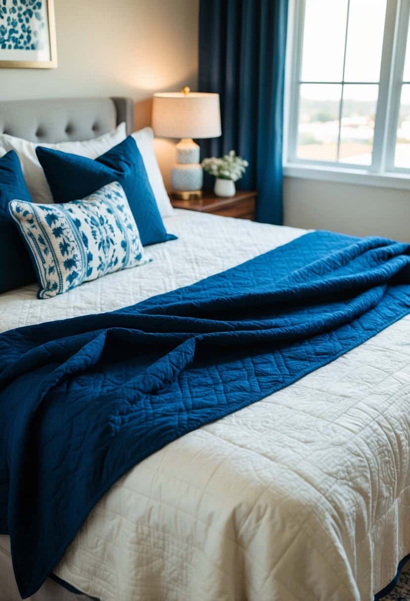 20 White and Blue Quilt Bedroom Ideas - Apartment Notes