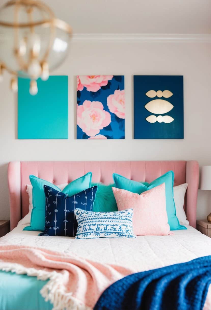 20 Navy Blue and Pink Bohemian Decor Ideas for Bedroom: Cozy Chic - Apartment Notes