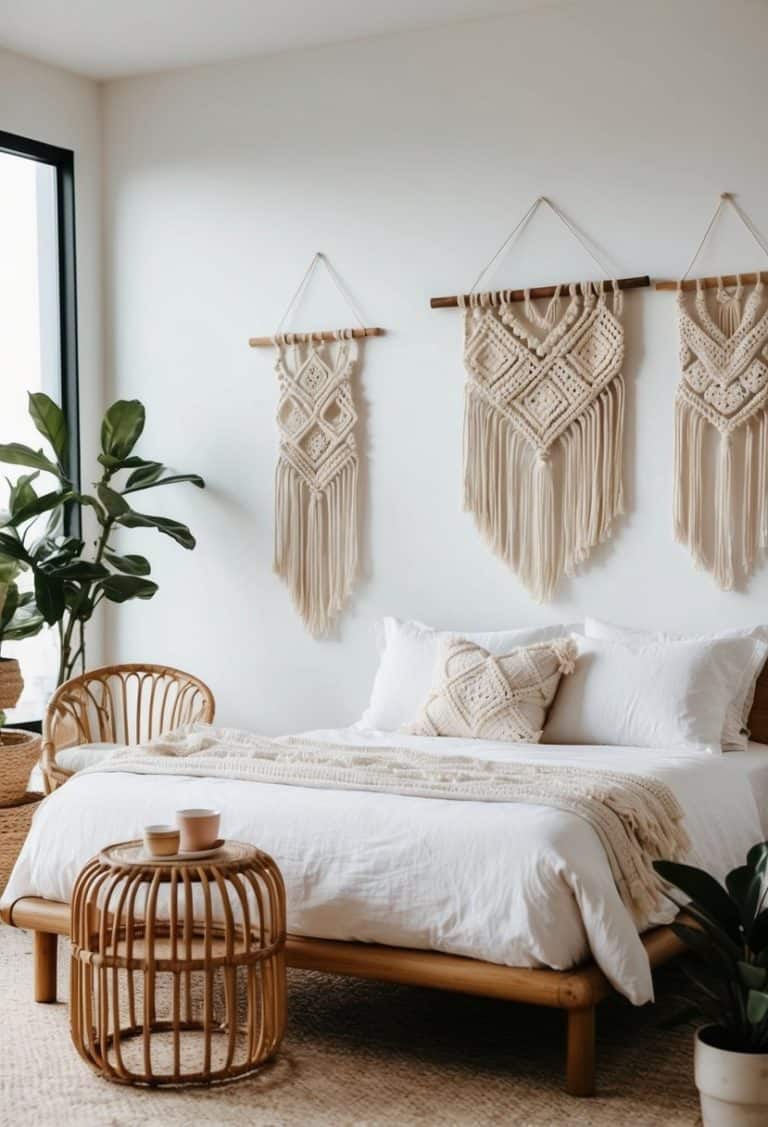 20 White Boho Bedroom Decor Ideas - Apartment Notes