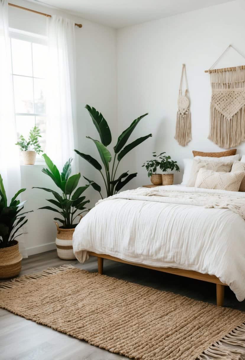 20 White Boho Bedroom Decor Ideas - Apartment Notes
