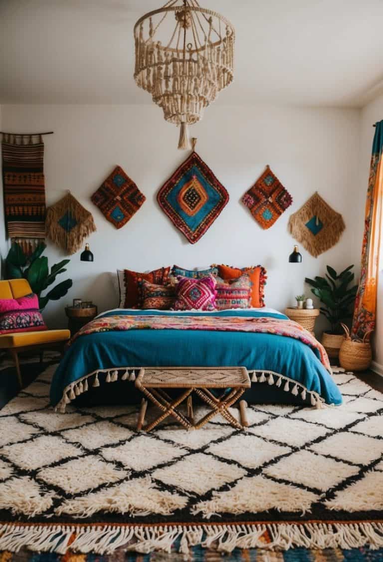 20 Carpet Ideas for Boho Bedroom: Cozy Flooring - Apartment Notes