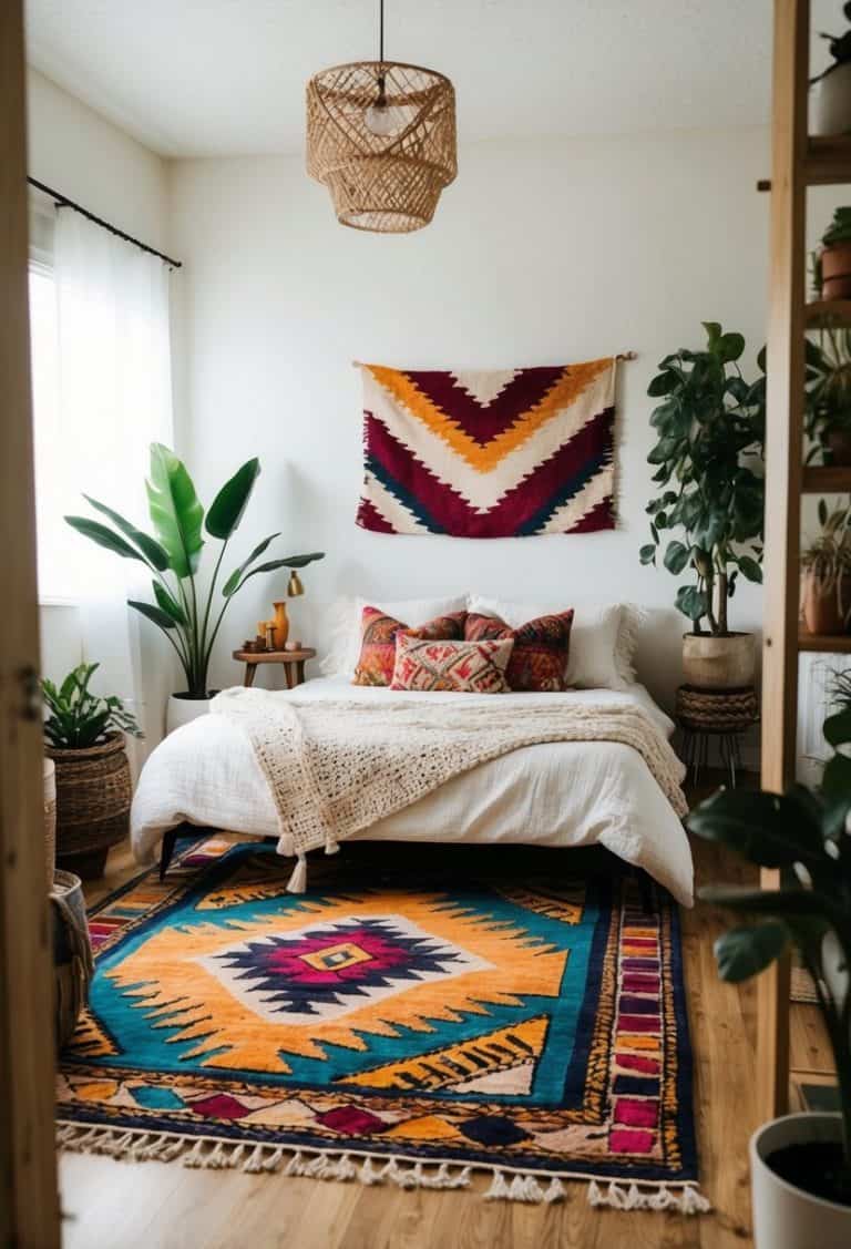 20 Carpet Ideas for Boho Bedroom: Cozy Flooring - Apartment Notes