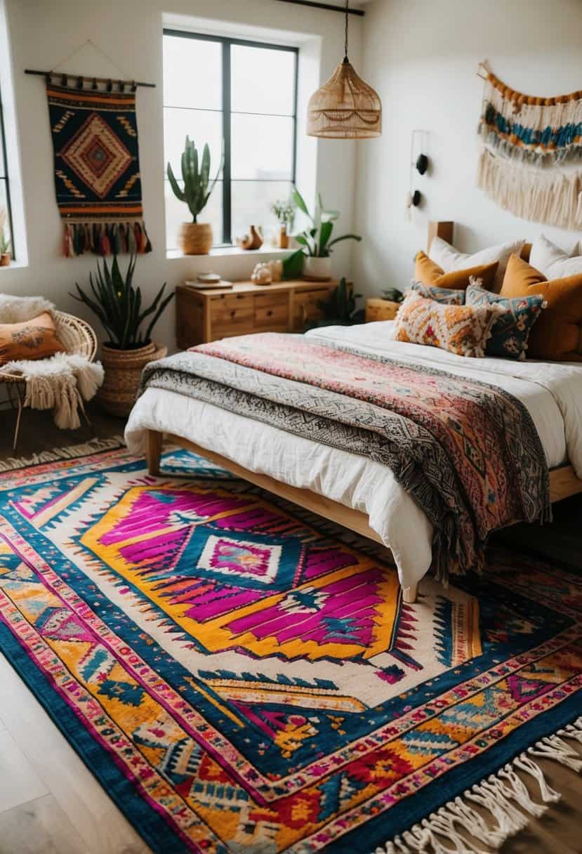 20 Carpet Ideas for Boho Bedroom: Cozy Flooring - Apartment Notes