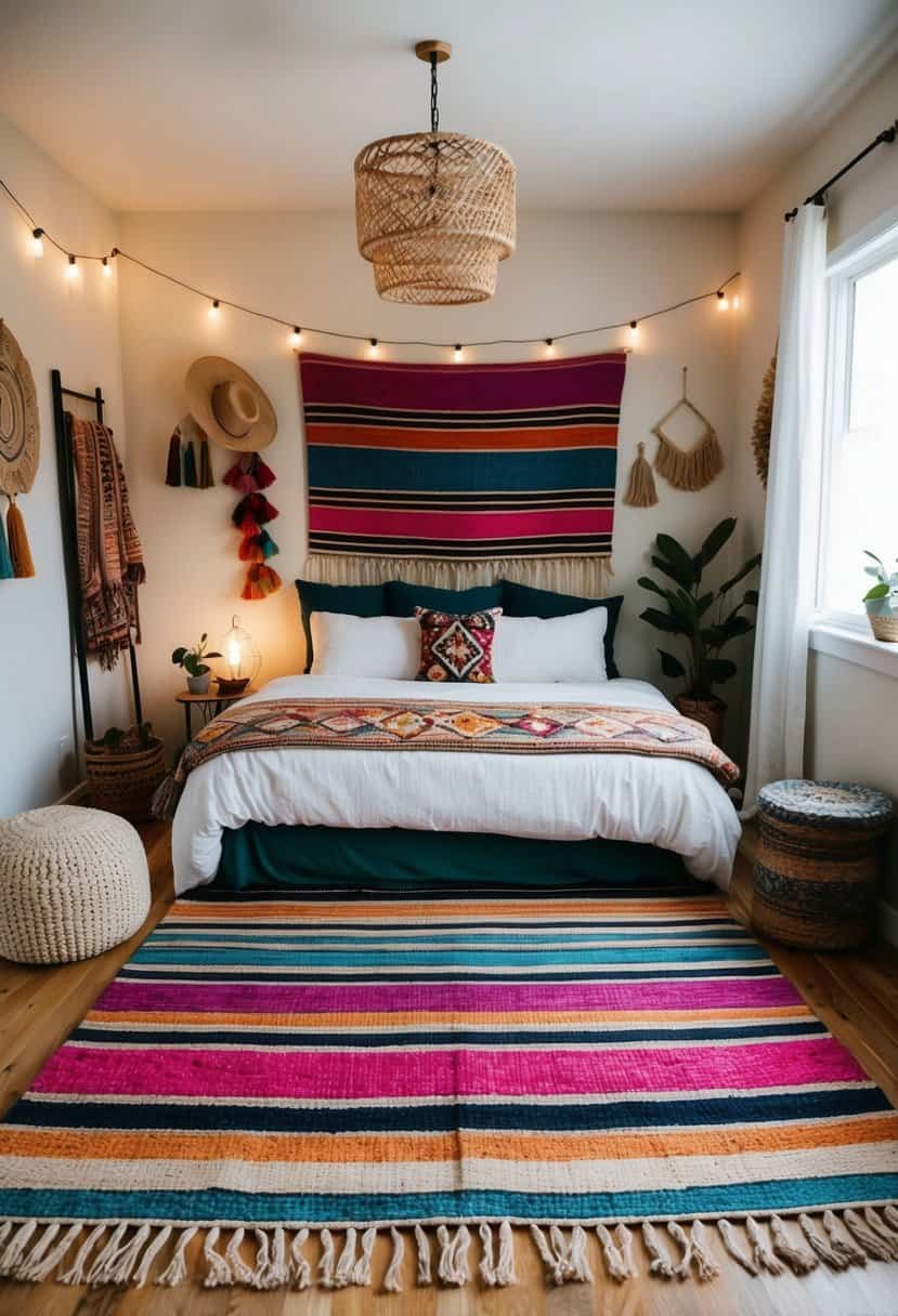 20 Carpet Ideas for Boho Bedroom: Cozy Flooring - Apartment Notes