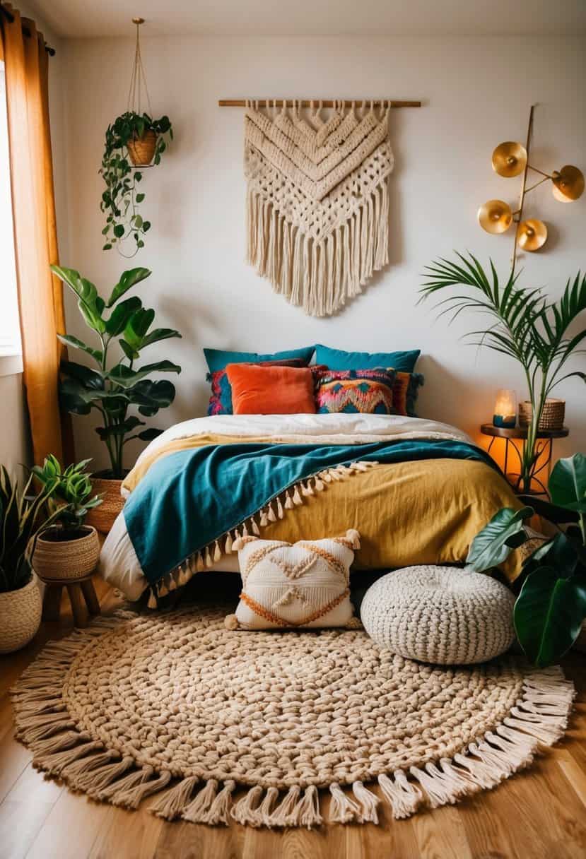 20 Carpet Ideas for Boho Bedroom: Cozy Flooring - Apartment Notes