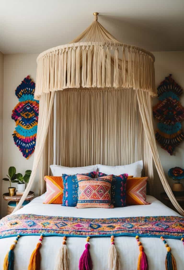20 Colorful Boho Bedroom Decor Ideas - Apartment Notes