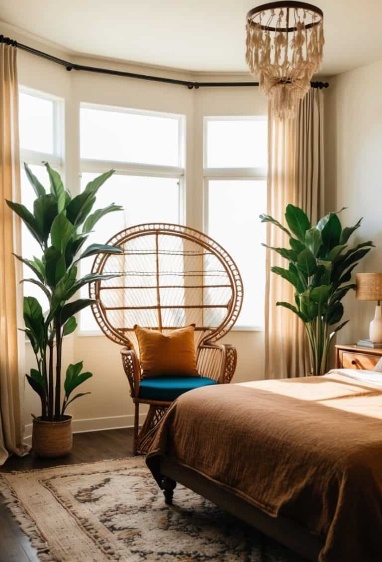 20 Boho Decor for Bedroom with Dark Brown Furniture Apartment Notes