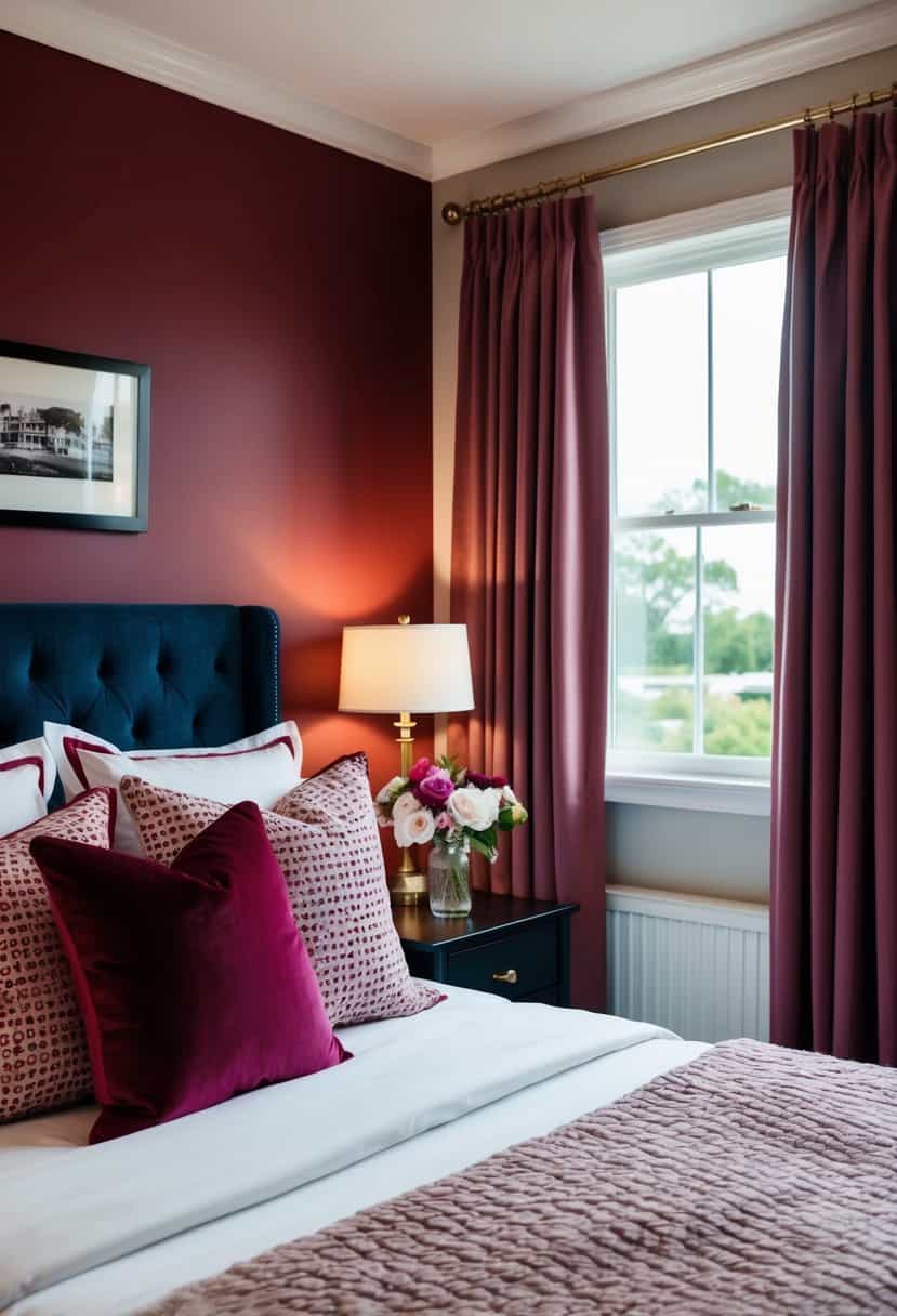 20 Cherry Color Bedroom Decor Ideas - Apartment Notes