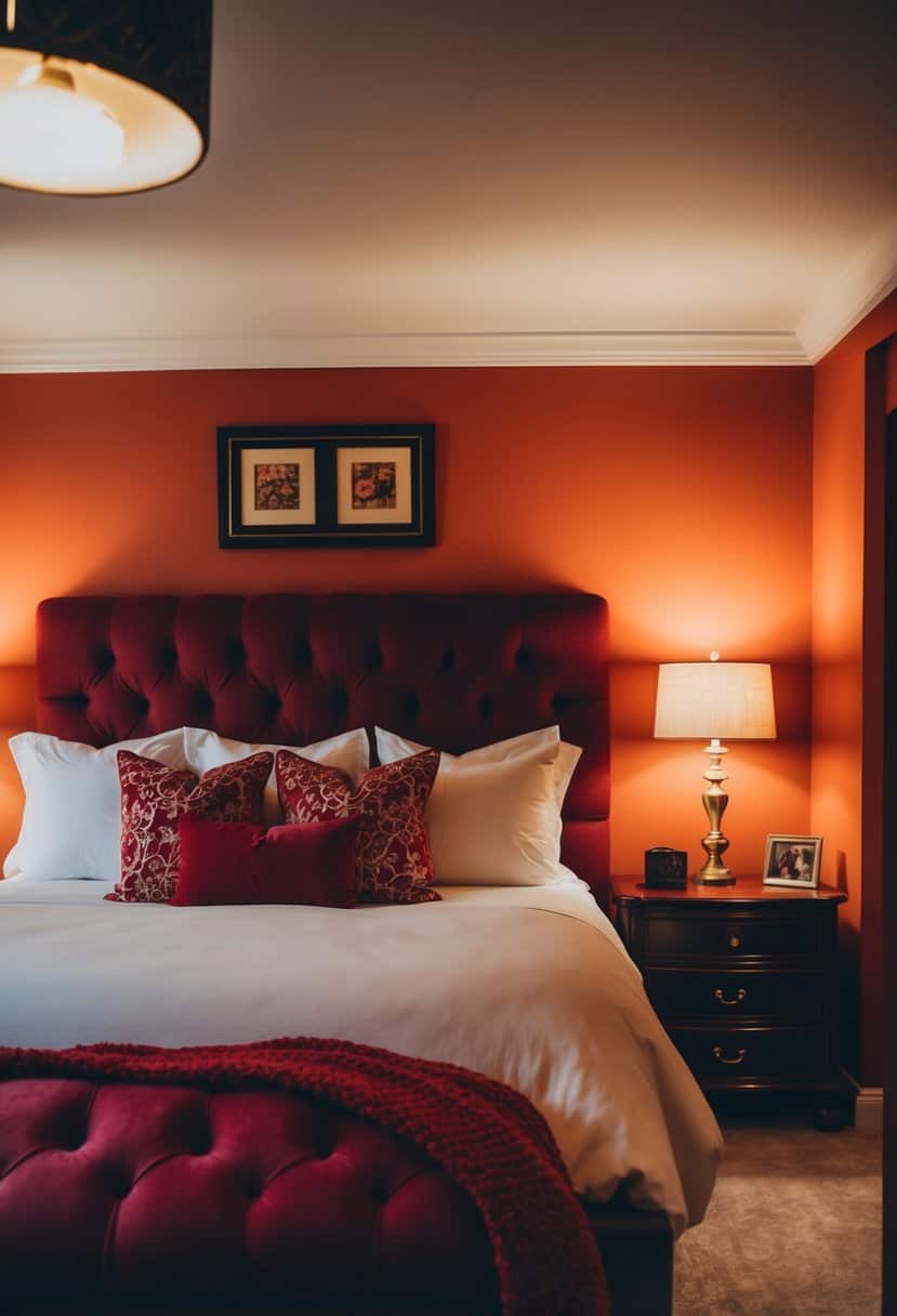 20 Cherry Color Bedroom Decor Ideas - Apartment Notes