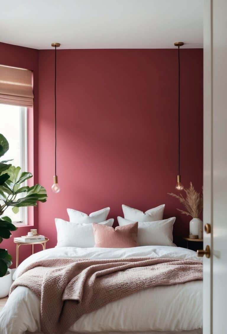 20 Cherry Color Bedroom Decor Ideas - Apartment Notes