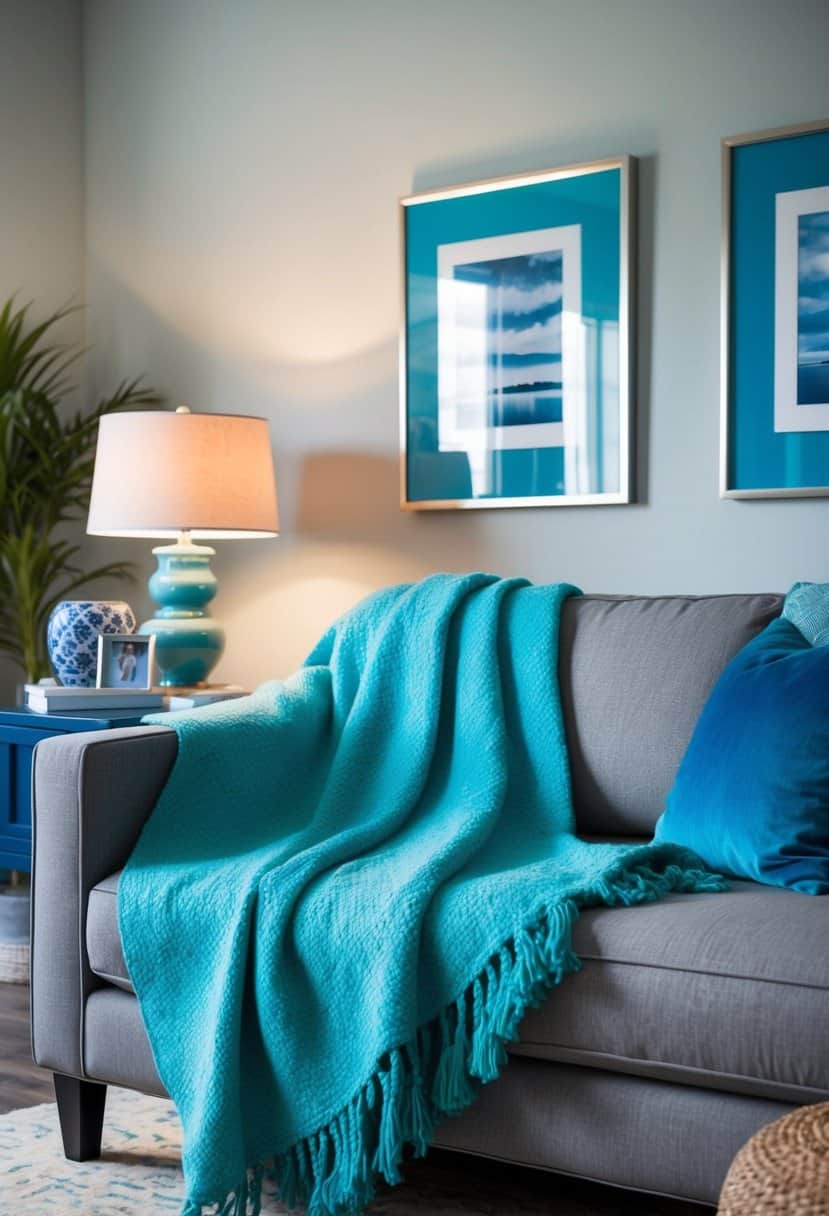 20 Small Gray and Blue Living Room Decor Ideas - Apartment Notes - Grey And Blue Apartment Decor Ideas