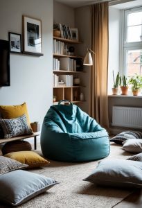 10 Floor Seating Ideas for Small Living Room - Apartment Notes