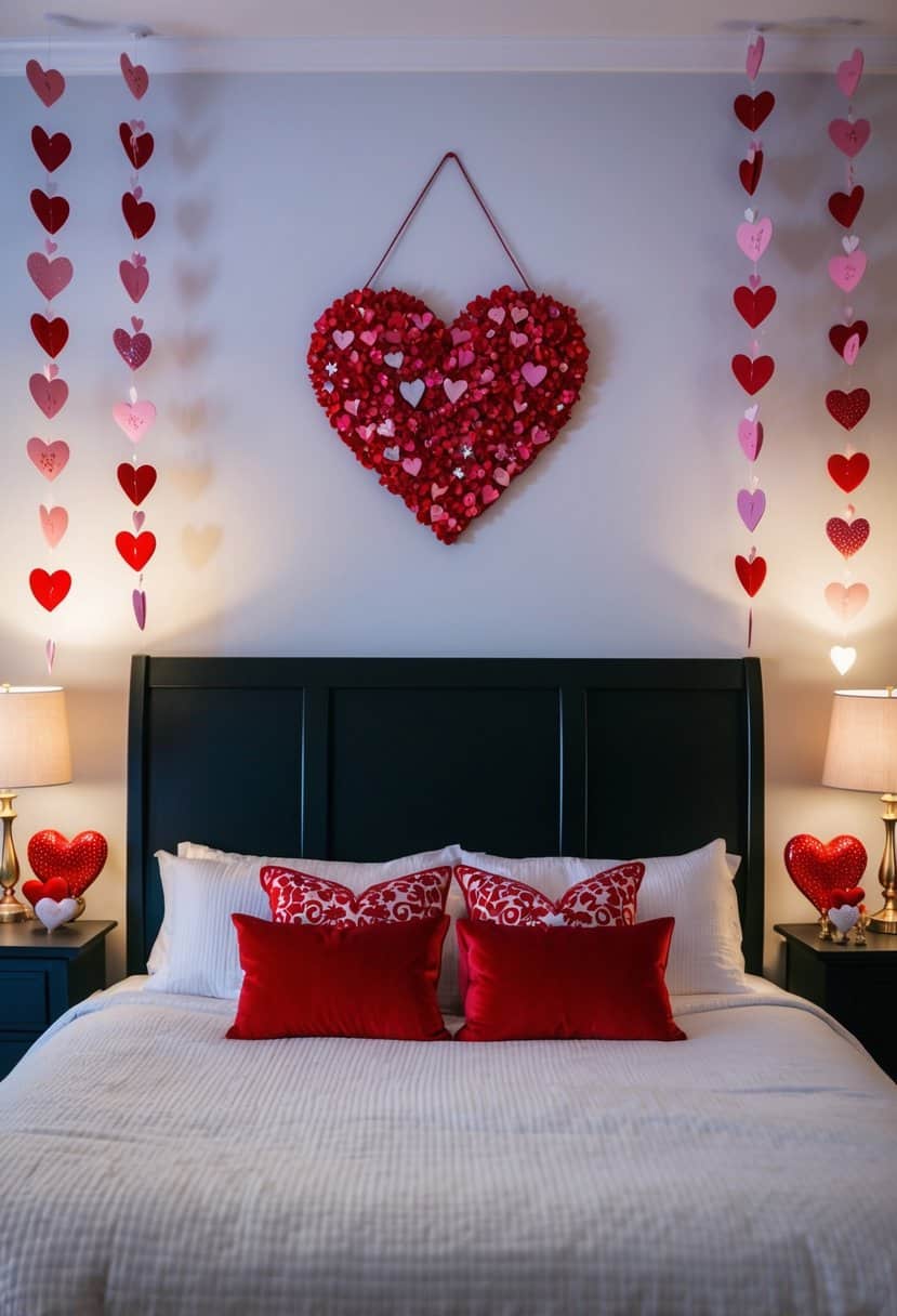 20 Valentine's Day Decor Ideas for Black Bedroom