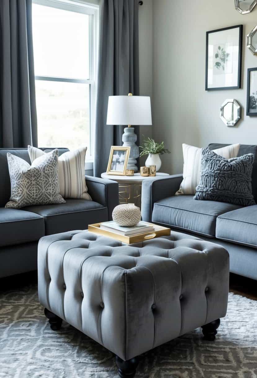 20 Small Gray Living Room Decor Ideas - Apartment Notes