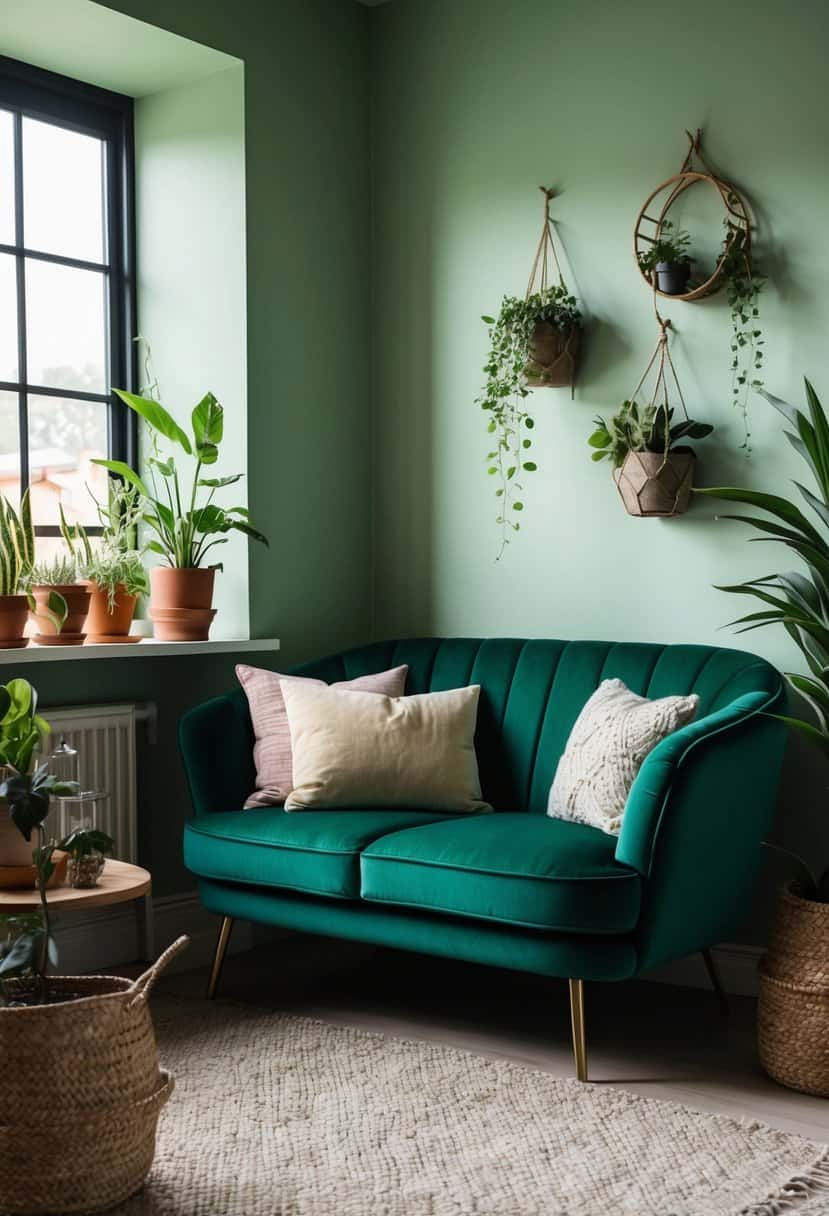 20 Small Green Living Room Decor Ideas - Apartment Notes