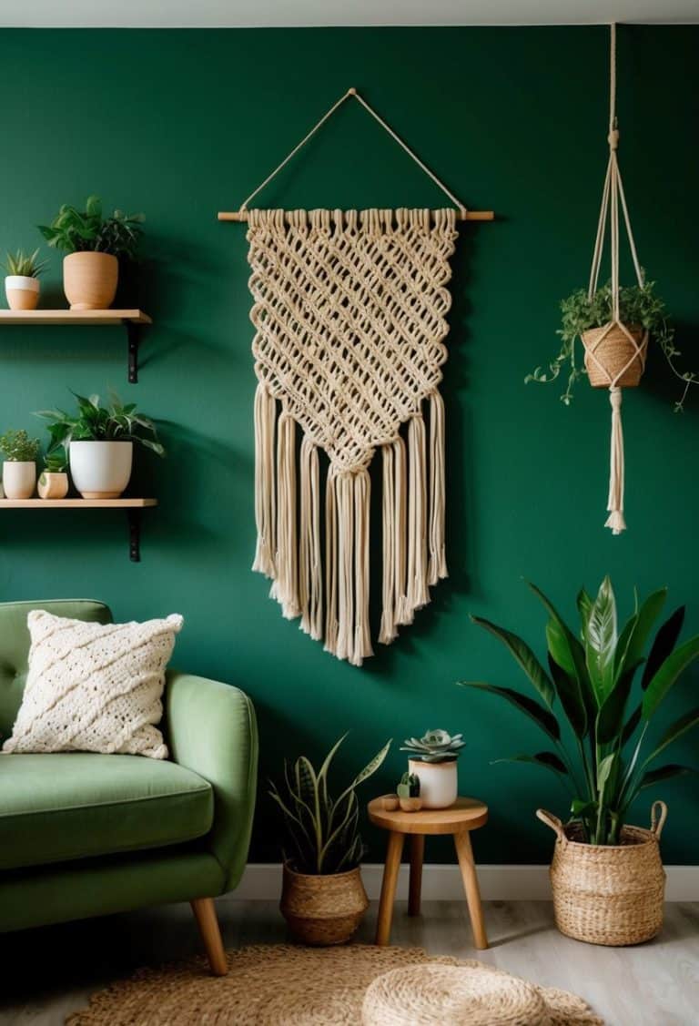 Illustration of Green Decor Ideas For Small Apartment