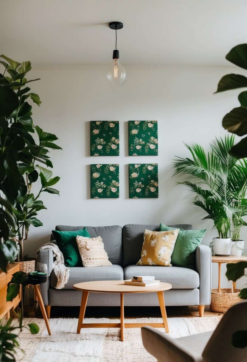 Picture of 20 Small Green Living Room Decor Ideas - Apartment Notes