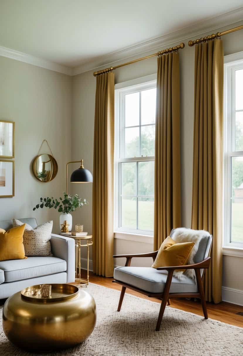 20 Small Gold Living Room Decor Ideas - Apartment Notes
