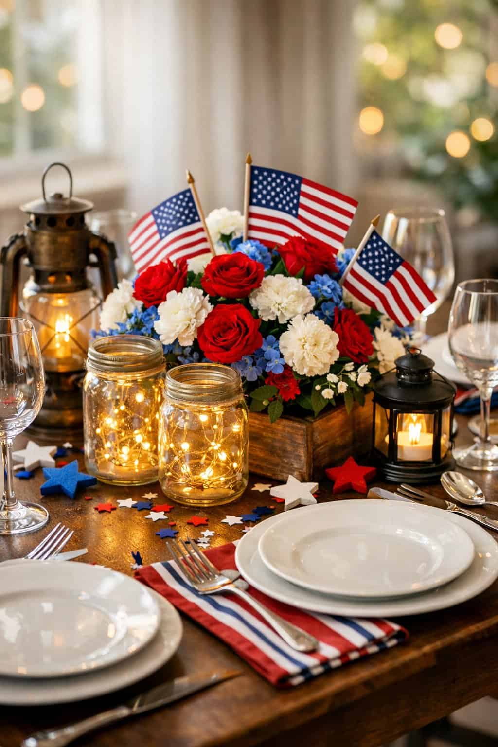 10 Patriotic Table Centerpiece Ideas for American Holidays