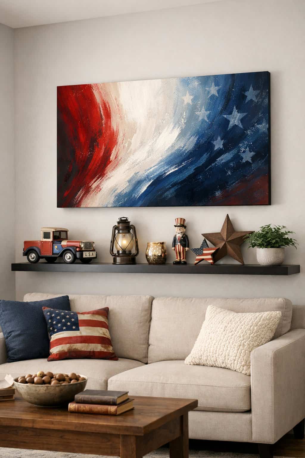 15 Patriotic Wall Decor Ideas Beyond Flags and Buntings