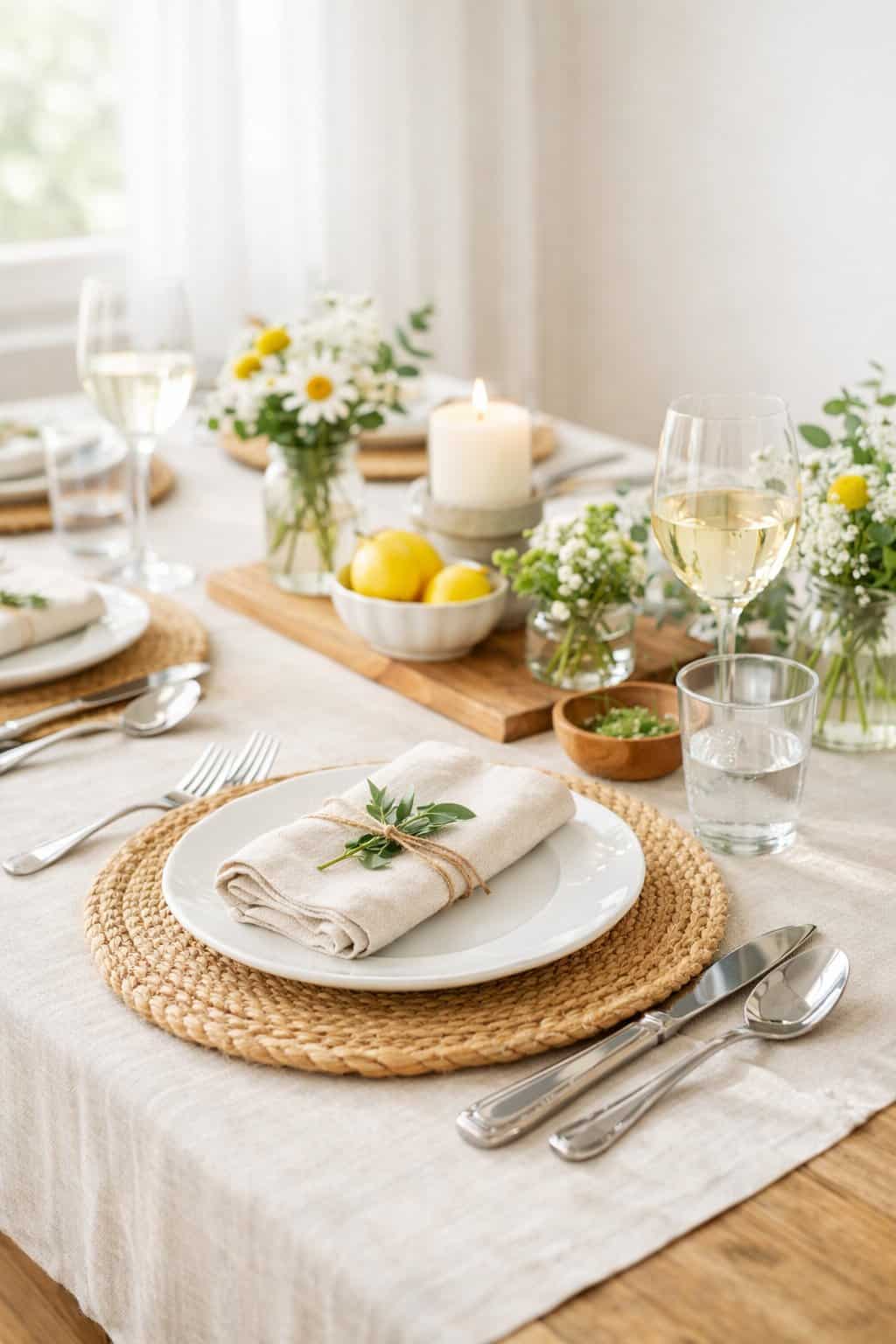 15 Indoor Summer Tablescape Ideas for Fresh Dining