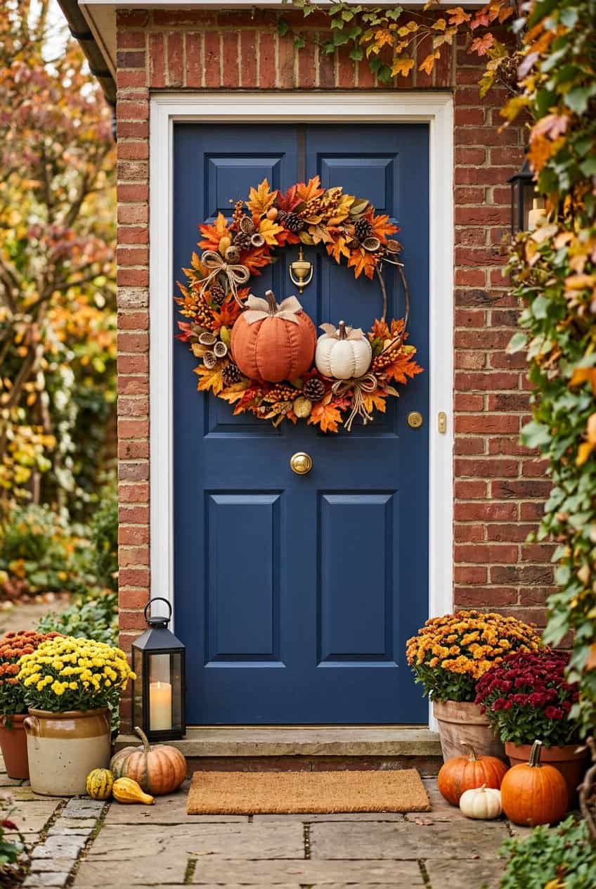10 Thanksgiving Door Hanger Ideas to Welcome Guests