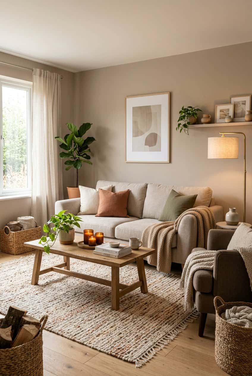 20 Warm Neutral Living Room Ideas For A Cozy Home