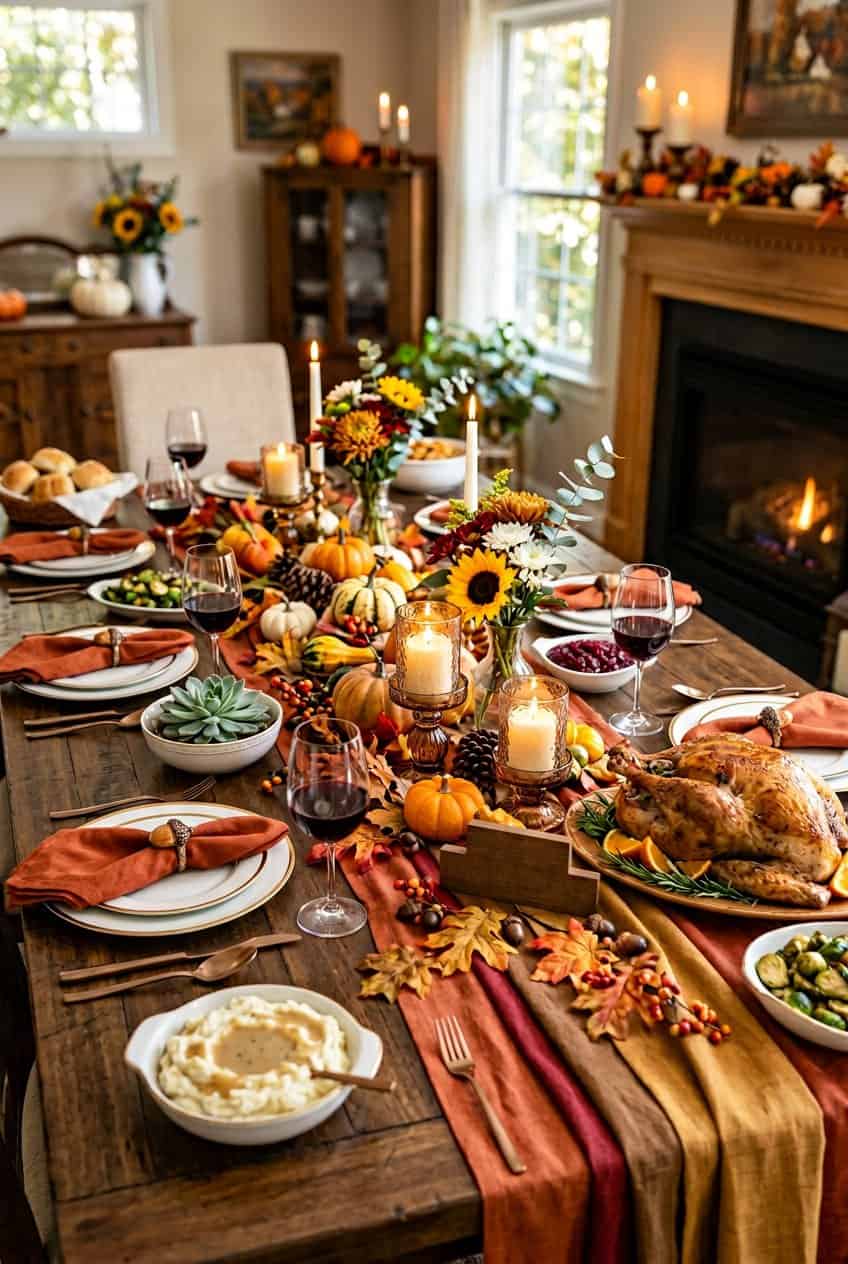 18 Thanksgiving Dinner Table Decoration Ideas