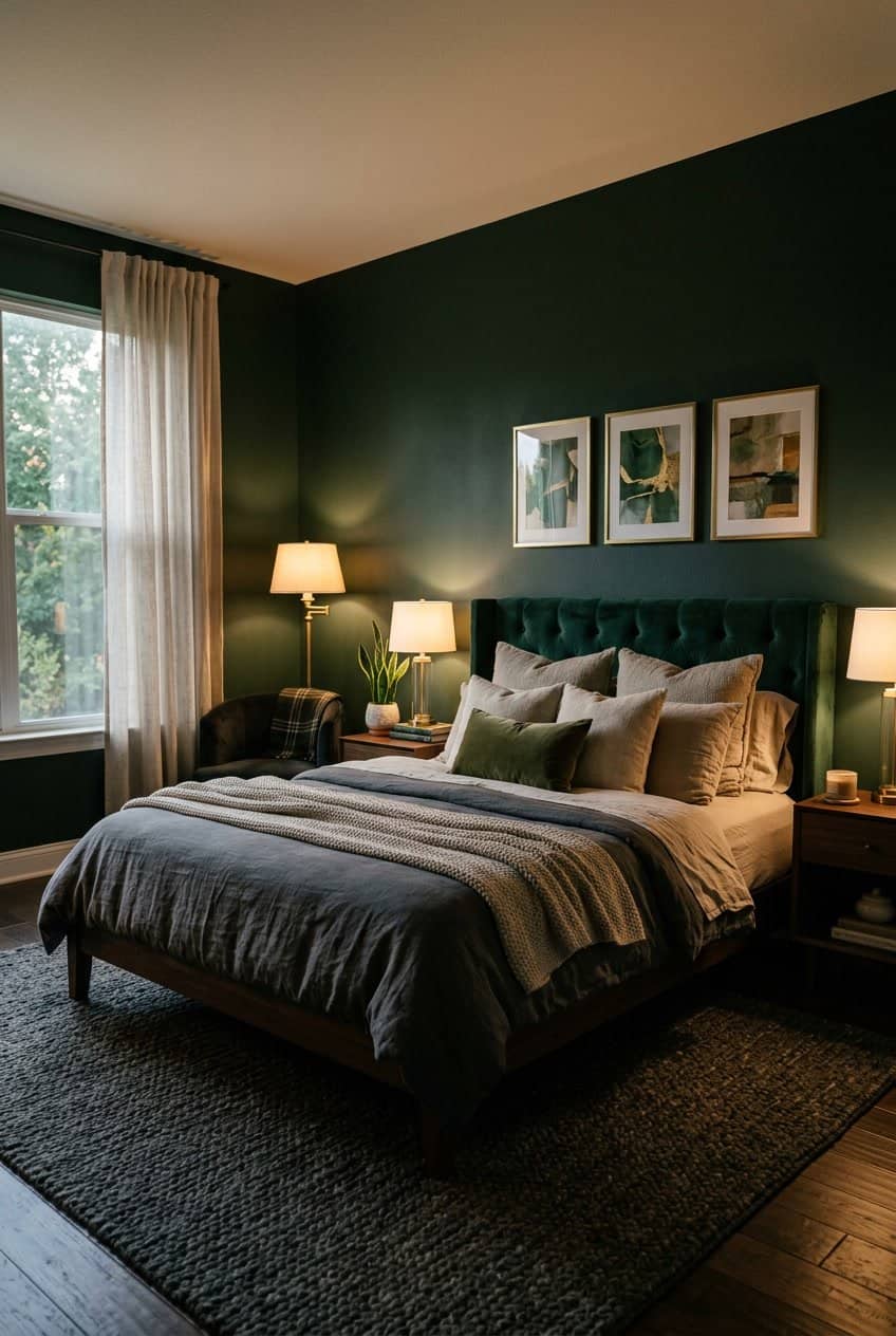 20 Moody Green Bedroom Ideas For Dramatic Spaces