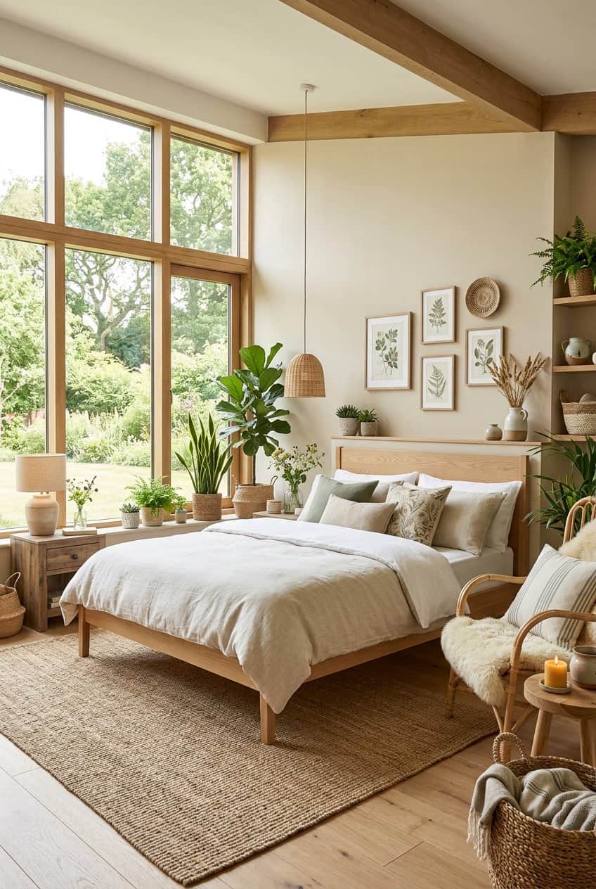 20 Nature-Inspired Bedroom Ideas for Organic Serenity