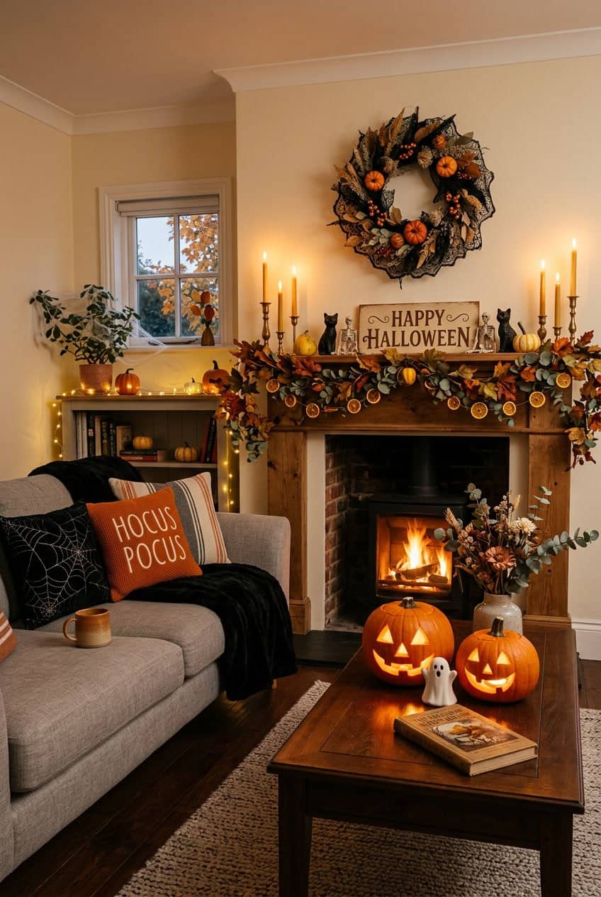 20 Halloween Living Room Decor Ideas That Set the Mood