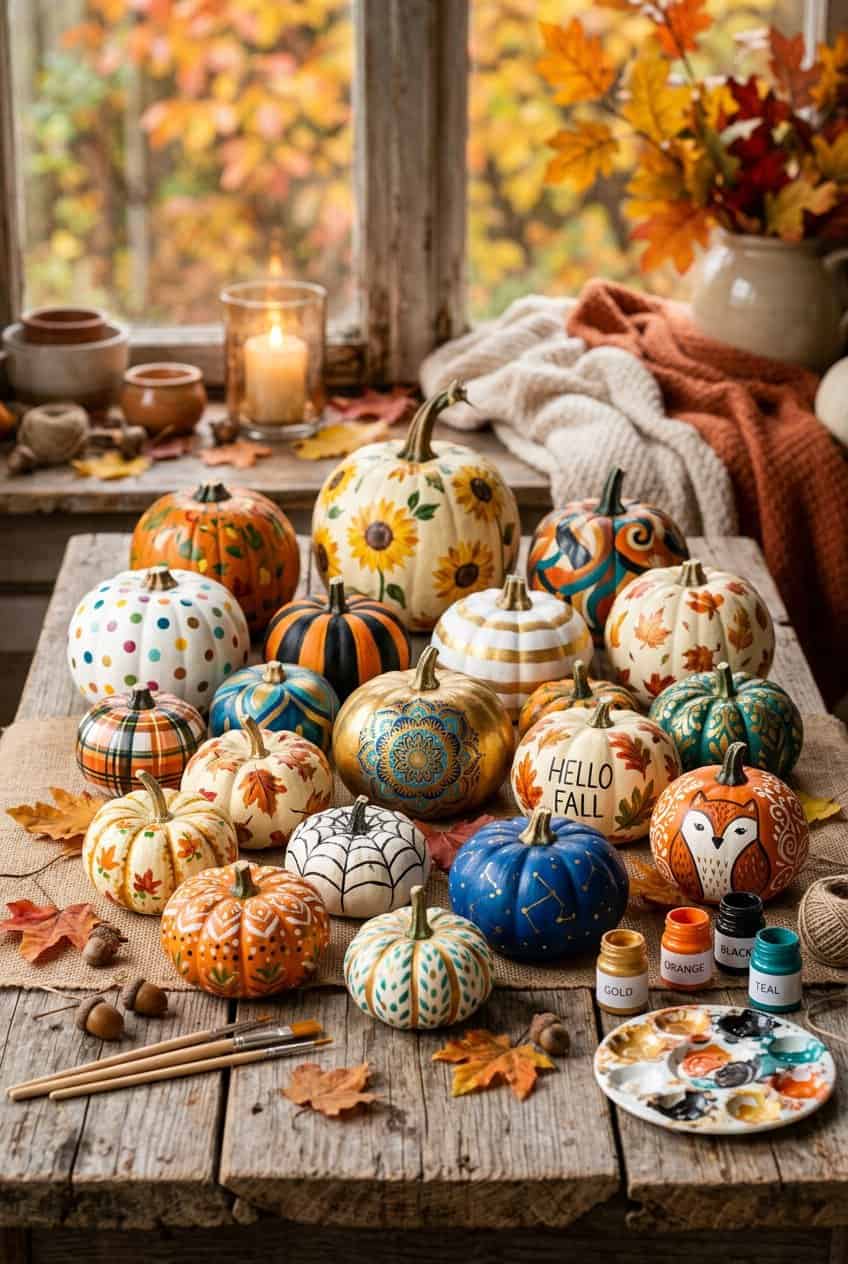 10 Unique Pumpkin Painting Ideas (No Carving Required!)