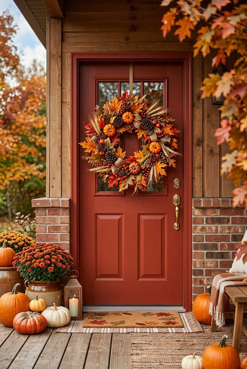 10 Charming Fall Wreaths for a Cozy Front Door