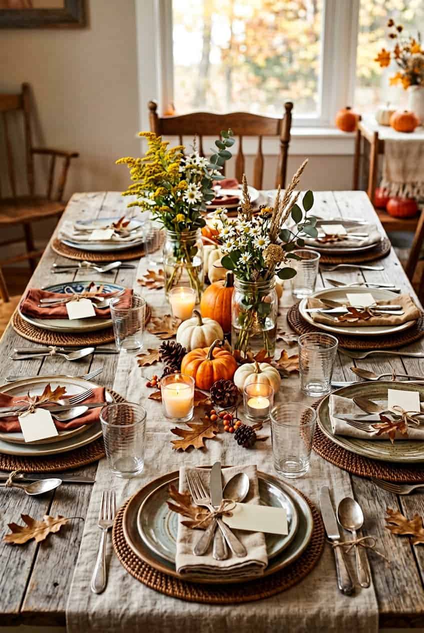 20 Thanksgiving Table Setting Ideas On A Budget